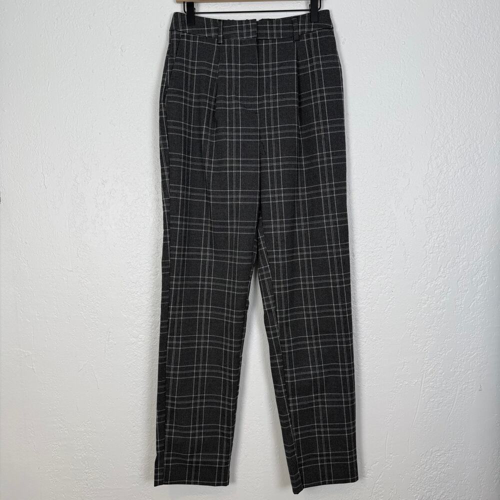 Old Navy Extra High Rise Taylor Straight Trouser Pant Plaid Size Small Tall NWT
